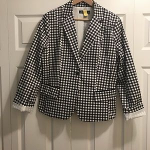 NY&Co black and white blazer